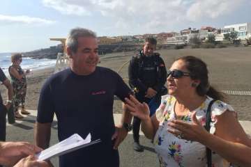 La limpieza de fondos marinos de La Garita 'rueda' con éxito (Foto TA)